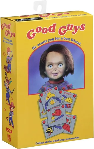 Vista 6 de Figura de acción de Chucky en escala, 4 pulgadas, marca NECA