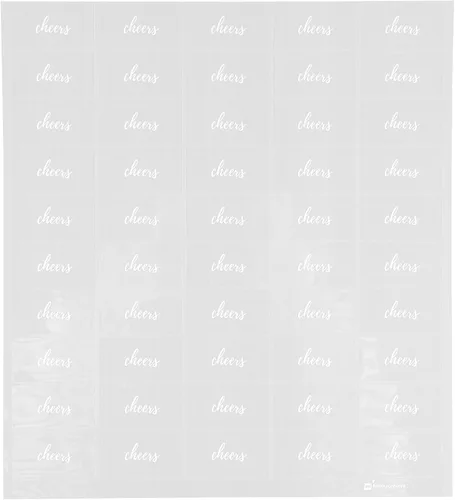 Vista 25 de Restaurantware - Etiquetas para botellas de jugo en algún lugar de 1.9 x 1 pulgada, 100 etiquetas autoadhesivas para botellas, resistentes a