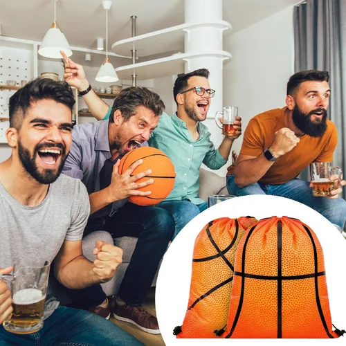 Vista 13 de Eccliy 24 bolsas de baloncesto con cordón para deportes, gimnasio, con cordón para baloncesto, regalos para adultos