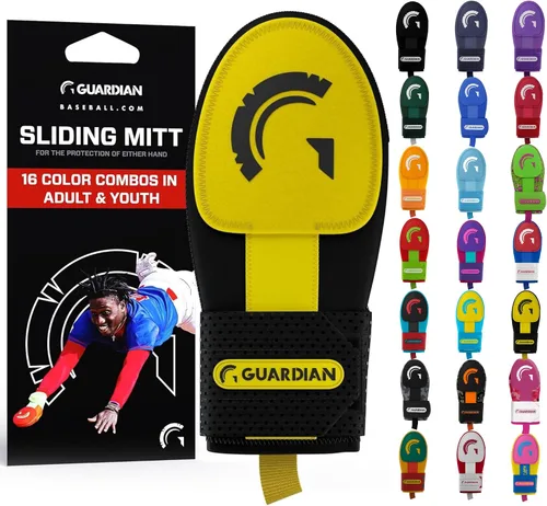 Vista 28 de Guante deslizante Guardian Baseball - Tallas para jóvenes y adultos - Guante deslizante para béisbol - Correa de compresión elástica
