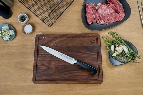 Vista 2 de Zwilling Cuchillo de rebanar Four Stars PlataNegro