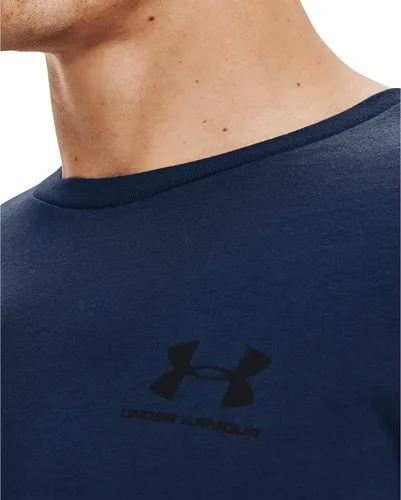 Vista 7 de Under Armour Colorblock - Camiseta deportiva para hombre, marino