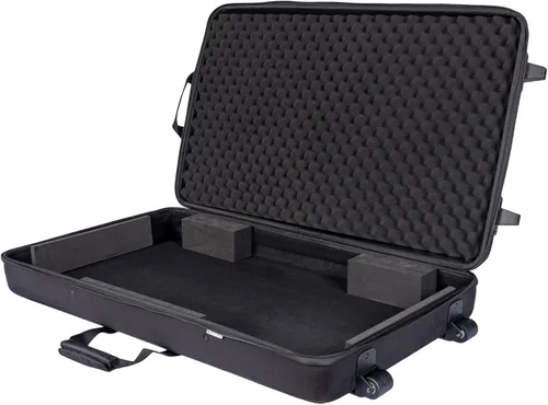 Vista 3 de Headliner Funda rígida de EVA moldeada ligera Pro-Fit con ruedas compatible con AlphaTheta XDJ-AZ Sistema DJ todo en uno Negro