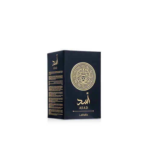 Vista 3 de Lattafa Perfume Importado de Larga Duración de Lujo en Spray Asad Premium Fragancias Refrescantes de Oud y Almizcle Eau De Parfum 100 ml Perfume