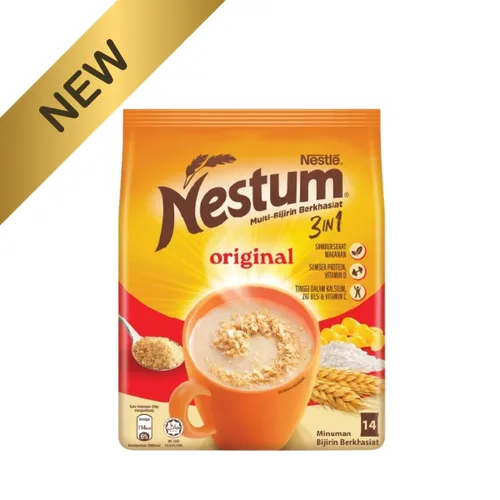 Vista 3 de Moptrek mily - Bebida instantánea 3 en 1 con leche de cereales y 1 paquete de bocadillos Nestle