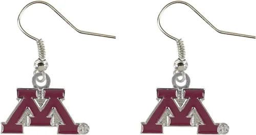 Vista 12 de aminco NCAA Pendientes colgantes con logo de la NCAA para adultos unisex