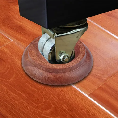 Vista 4 de Copas para piano de madera dura, protector de piso, ruedas sólidas para piano vertical, antideslizante y antiruido, accesorios de pie de piano