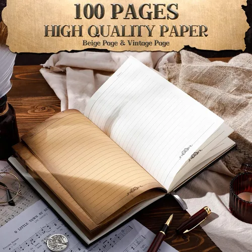 Vista 4 de Diario de Dragón Pajean de Cuero en Relieve Diario de Cuero para Escribir Diario Antiguo de Dragón Cuaderno con Pluma Papel Forrado Tapa Dura Diario