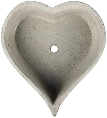 Vista 5 de NICOLE - Molde de silicona para maceta, en forma de corazón, para hormigón, herramienta de bonsái hecha a mano