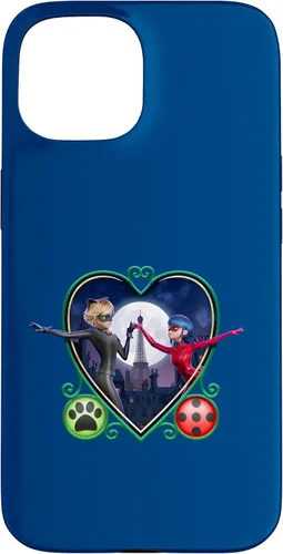 Vista 6 de Miraculous Ladybug and Cat Noir The Movie Heart - Carcasa para iPhone 17