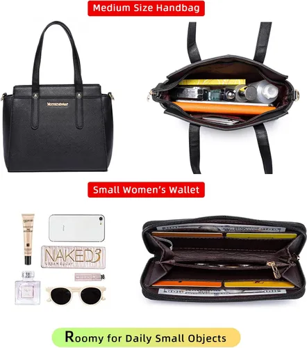 Vista 5 de Montana West 3PCS Purses for Women Tote Purse and Wallet Set Shoulder Bags