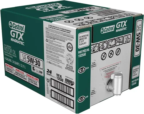 Vista 8 de Castrol GTX MAGNATEC 5W-30 Aceite de motor sintético completo, 5 cuartos de galón