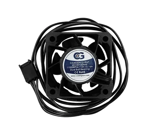 Vista 7 de Coolerguys Ventilador IP67 impermeable 12vDC (alta velocidad, 0.984x0.394 in)