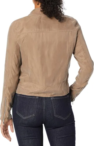 Vista 2 de BLANKNYC Chaqueta Tencel Moto para mujer Negro