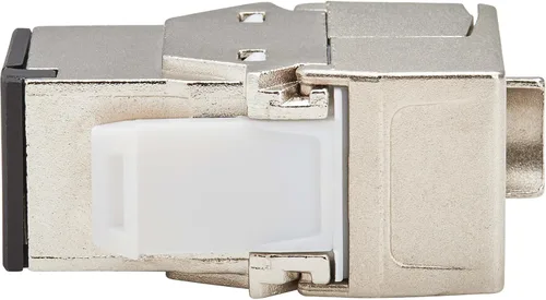 Vista 3 de Tripp Lite Conector Keystone sin herramientas blindado RJ45 STP Cat8, 568A/568B, 110 IDC a RJ45 macho, termina sin herramientas especiales