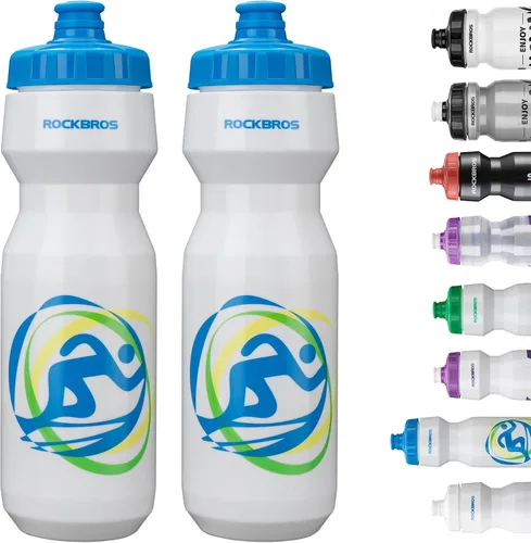 Vista 30 de ROCKBROS Botella de agua para bicicleta de 20oz-25oz Squeeze Ciclismo
