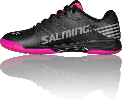 Vista 2 de Salming Zapatos de calabaza modernos para mujer Negro/Rosa Joya