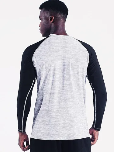 Vista 4 de NELEUS Camisas deportivas de manga larga para hombre Dry Fit