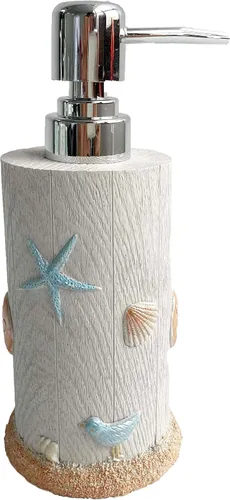 Vista 32 de Marina Decoration Juego de accesorios de baño de 4 piezas de decoración moderna de lujo, incluye dispensador de loción de jabón líquido para baño