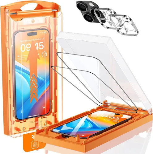 Vista 18 de Paquete de 2+2 protectores de pantalla de privacidad para iPhone 17