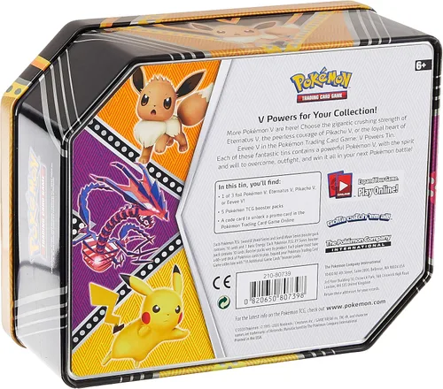 Vista 3 de Pokemon TCG: V Powers estaño, multi