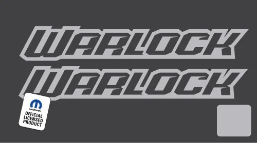 Vista 3 de Adhesivo gráfico Warlock Bedside para Dodge Ram (juego de 2) [rosa bebé] - CSOFTPINK SD3W0