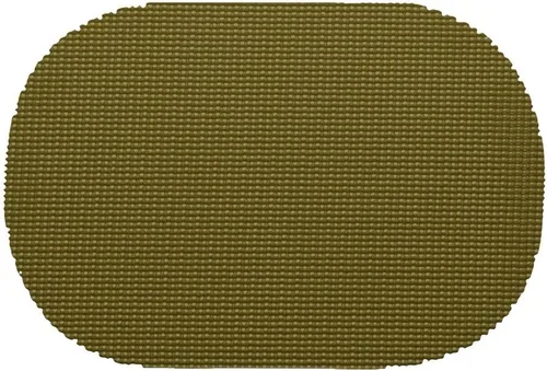 Vista 4 de Kraftware 31336 - Mantel individual de red Dz, ovalado, color verde cazador, tamaño grande