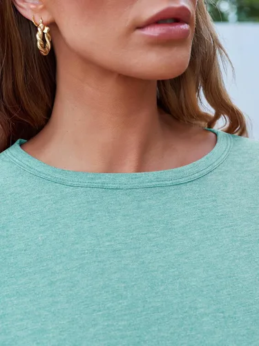 Vista 5 de AUTOMET Womens Long Sleeve Round Neck Shirts Basic Tee