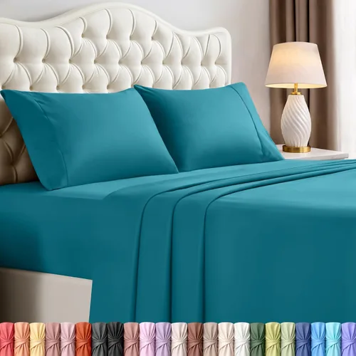 Vista 83 de Utopia Bedding - Juego de sábanas de microfibra cepillada, resistente al encogimiento y a la decoloración, de fácil cuidado, 3 piezas, tamaño Beige