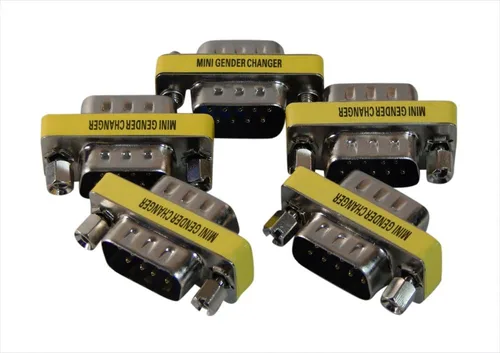 Vista 2 de Your Cable Store DB9 macho a macho 9 pines puerto serie / adaptador RS232