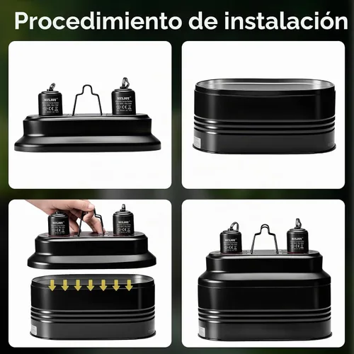 Vista 7 de MIXJOY Lámpara de reptil doble, máximo 160 W cada lámpara de calor con interruptores separados, se adapta a luz de reptil/lámpara de calor/luz UVB