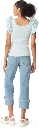 Vista 4 de Circus NY Women's Anisa Ruffled Knit Tank Top