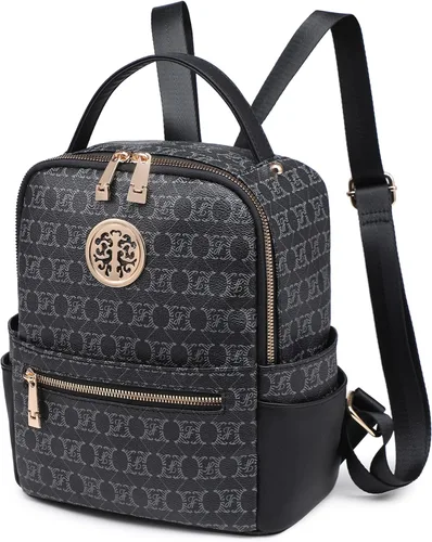 Vista 10 de Small Backpack Purse for Women, Fashion Mini Backpack with Multi Pockets Beige