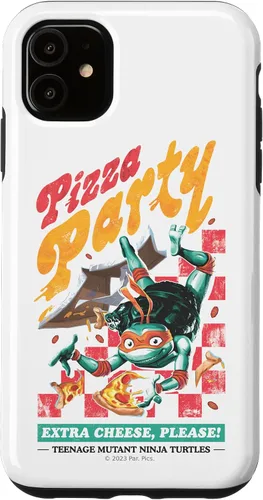 Vista 8 de Teenage Mutant Ninja Turtles: Mutant Mayhem Mikey Pizza - Funda para iPhone 17