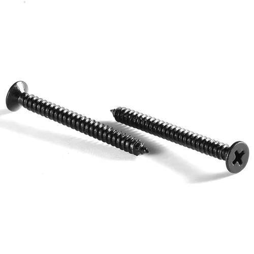 Vista 17 de Tornillos para madera #4 x 1/2", 100 tornillos de acero inoxidable 18-8 (304), cabeza plana Phillips, tornillos autorroscantes rápidos para paneles