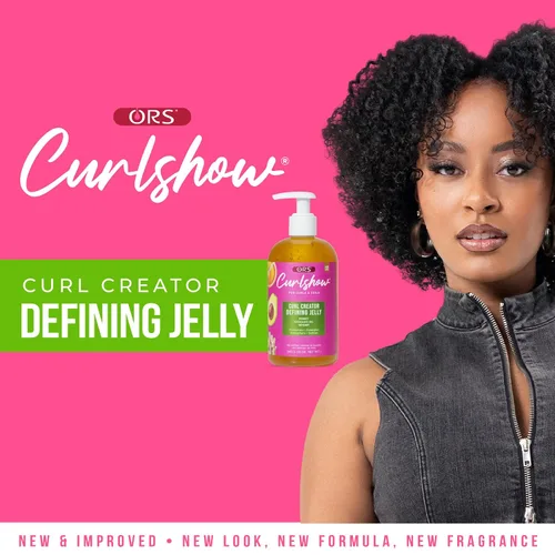 Vista 11 de ORS Curlshow Curl Creator Defining Jelly, ofrece una definición duradera y una sujeción firme de 12 onzas