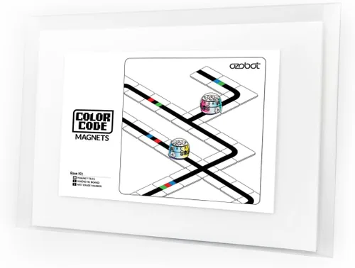 Vista 10 de Kit de Imanes de Código de Color Ozobot Movimientos Especiales, Herramienta de Aprendizaje de Programación Interactiva para Niños de 3 años