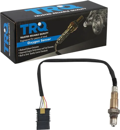 Vista 344 de TRQ Sensor de Oxígeno O2 de 4 Hilos de Banda Estrecha Compatible con VW Atlas 2.0L 2018-21, VW GTI 2.0L 2016-18, Audi A3 Quattro 2.0L 2015-18, VW