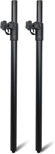 Vista 9 de Sound Town 2-Pack Set de Montaje de Poste Dual para Altavoces, Postes Extendidos de 20" para Subwoofer/Altavoces con Adaptadores M20 y 35mm