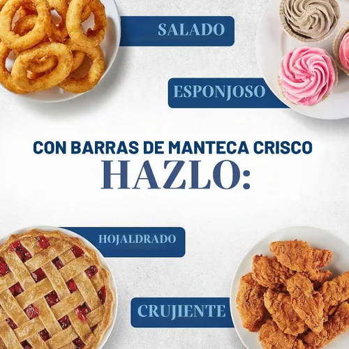 Vista 5 de Crisco Palitos de manteca vegetal de 6.7 onzas