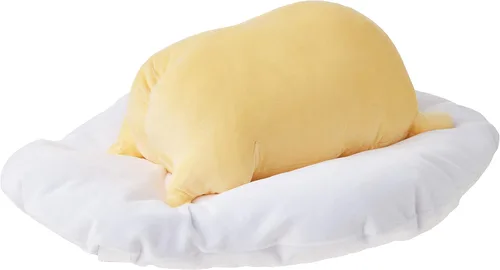 Vista 3 de GUND Sanrio Gudetama The Lazy Egg Laying Down Pose - Animal de peluche, 17 pulgadas