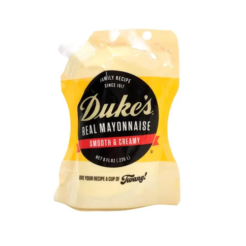 Vista 10 de Duke's Botella exprimible de mayonesa con sabor a tocino y tomate, ahumada y salada, 14 onzas (paquete de 1)