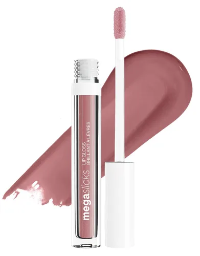 Vista 5 de Wet n Wild MegaSlicks Brillo labial, ultrabrillante, enriquecido con vitamina E, ultrabrillo de alta luminosidad hidratante, sin pruebas en animales