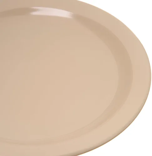 Vista 3 de Carlisle FoodService Products Dallas Ware - Plato de ensalada de plástico reutilizable con borde para bufés, hogar y restaurantes, melamina, 7.25