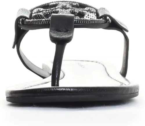 Vista 3 de Tory Burch Pantuflas Miller Pave para mujer, color negro perfecto, 6