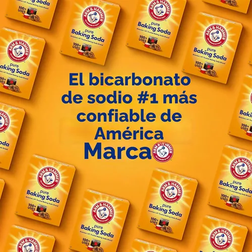 Vista 12 de Arm & Hammer Bicarbonato de Sodio Absorbedor de Olores para Nevera y Congelador, Naranja 14 oz, Paquete de 12