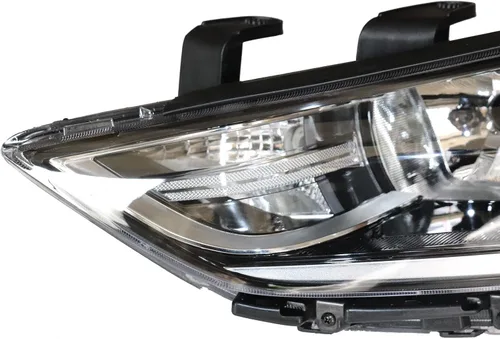 Vista 8 de Conjunto de faros delanteros halógenos para Hy-uu-nn-dai El-aa-nn-tra Sedan 2017 2018 (lado izquierdo del conductor)