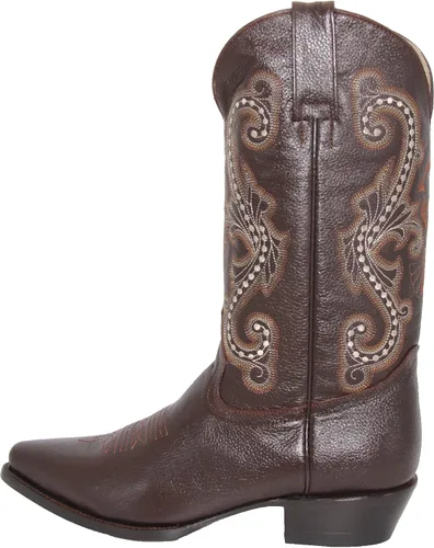 Vista 2 de The Westerns Shops - Botas vaqueras occidentales de piel auténtica para hombre