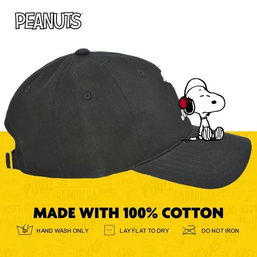 Vista 6 de Concept One Peanuts Snoopy Dad - Gorra de béisbol para adultos con ala curvada