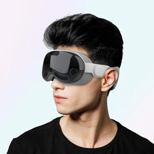 Vista 7 de GOSETH Funda protectora de TPU compatible con Apple Vision Pro para auriculares Vision Pro VR 2024, accesorios (transparente)